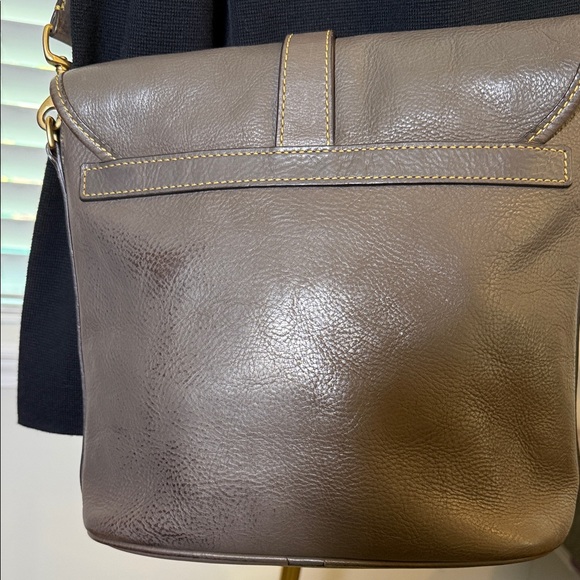 Dooney & Bourke Elegant Gray Leather Crossbody Bag - Picture 4 of 12
